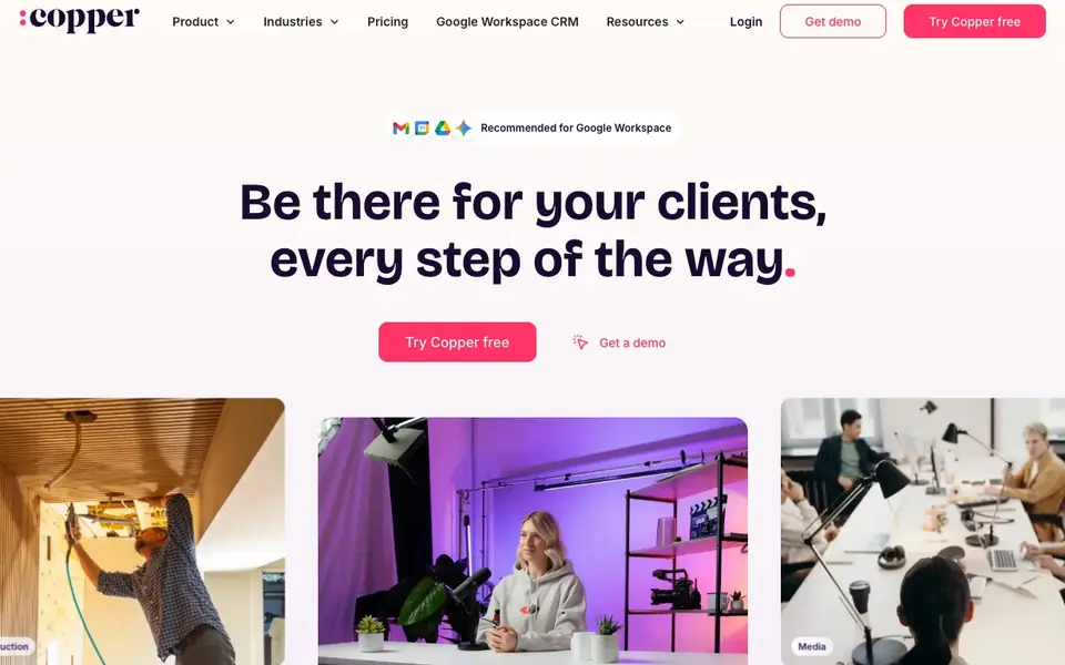 Copper website homepage, 4 Oct 2026