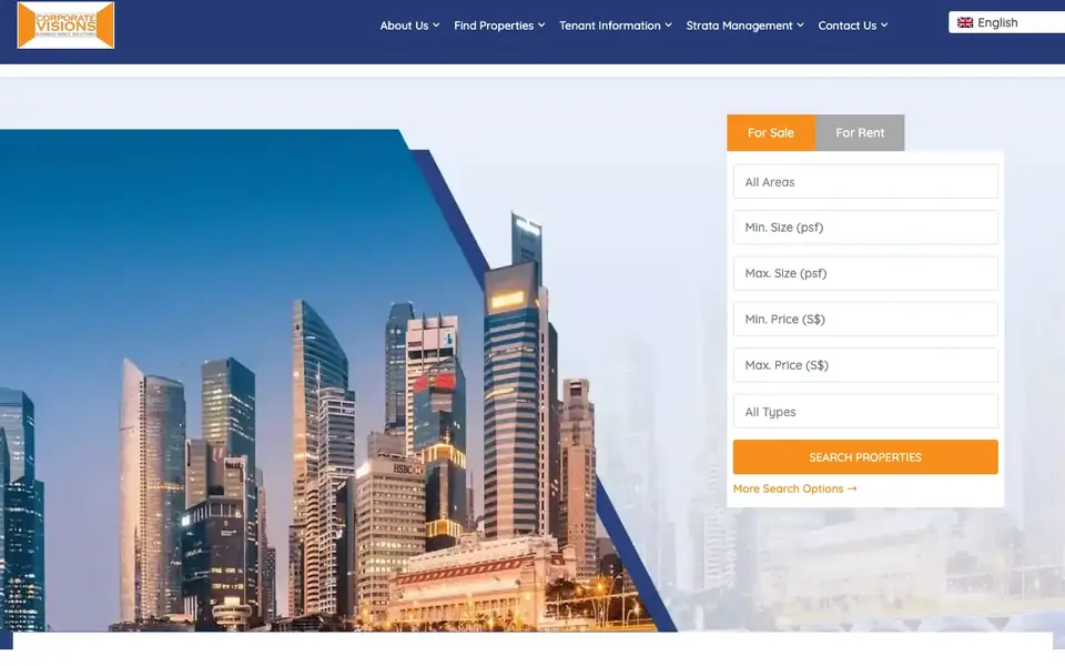 Corporate Visions website homepage, 4 Oct 2026