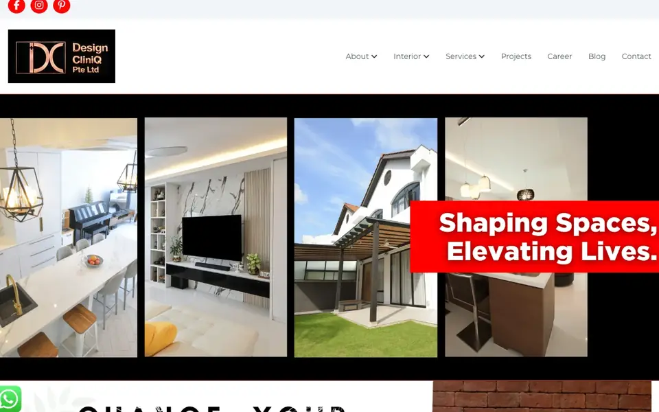 Design CliniQ website homepage, 4 Oct 2026