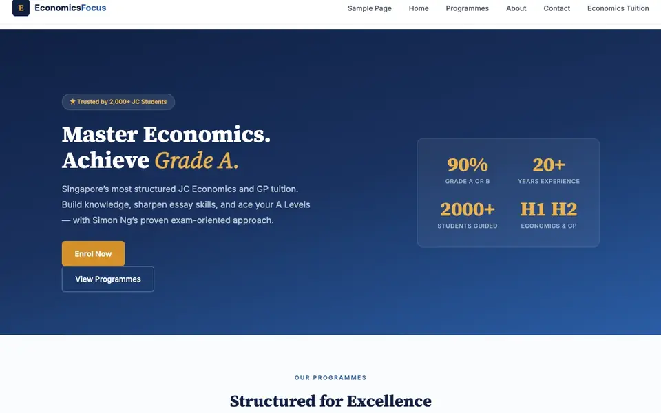 Economics Focus website homepage, 4 Oct 2026