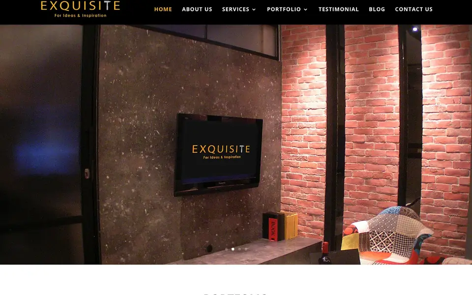 Exquisite Renovation Works website homepage, 4 Oct 2026