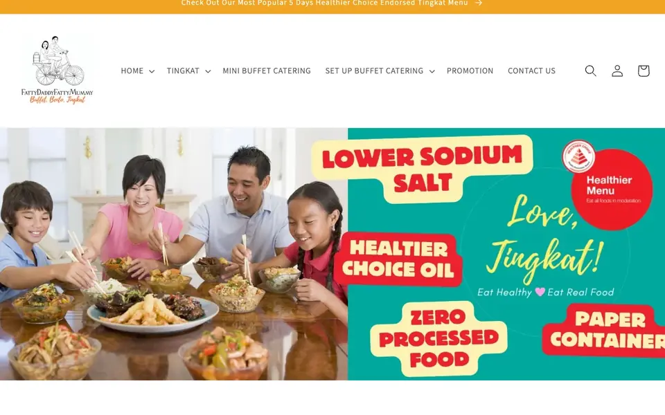 Fatty Daddy Fatty Mummy website homepage, 4 Oct 2026