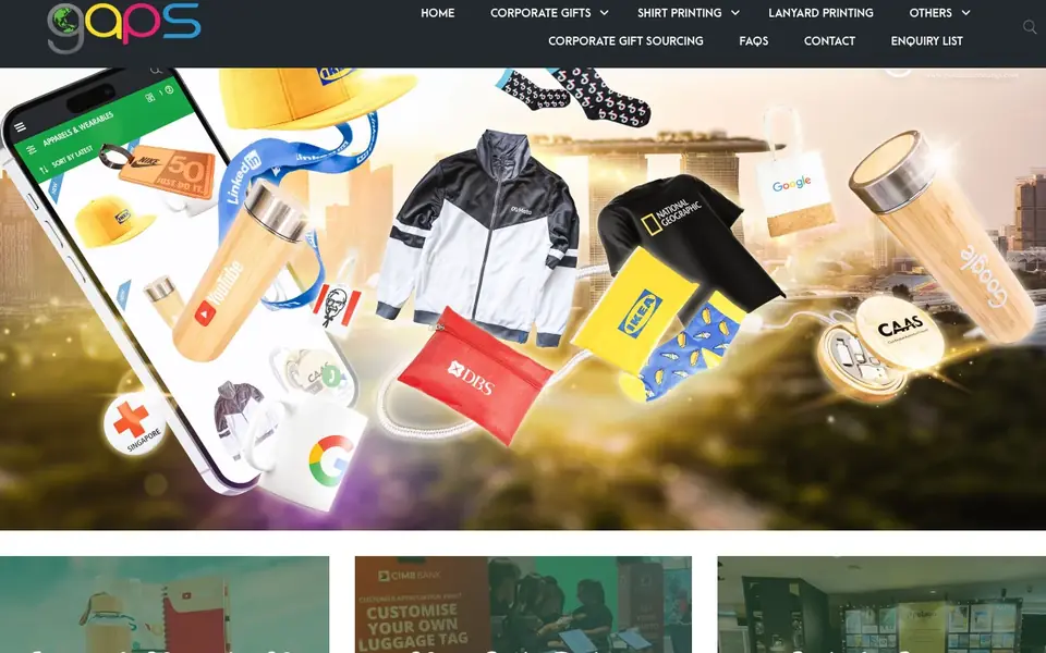 Global Asia Printings website homepage, 4 Oct 2026