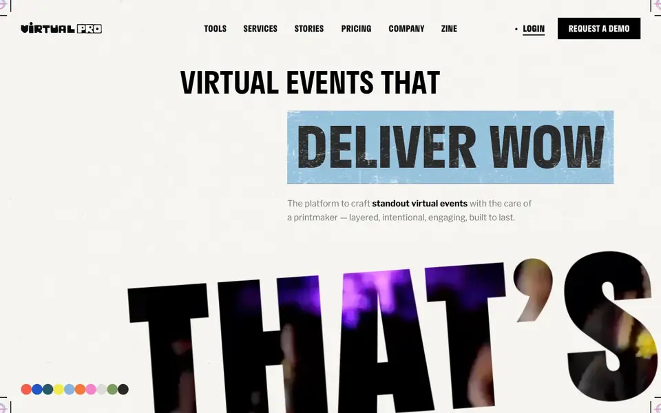 Hubilo website homepage, 4 Oct 2026