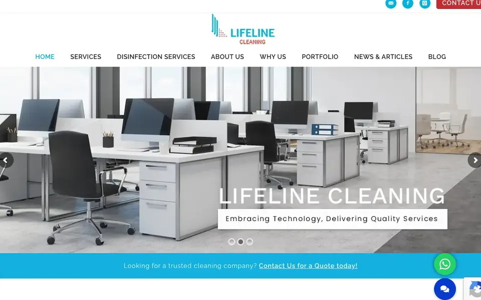 Lifeline Pte Ltd website homepage, 4 Oct 2026