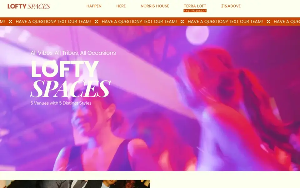 Norris House website homepage, 4 Oct 2026