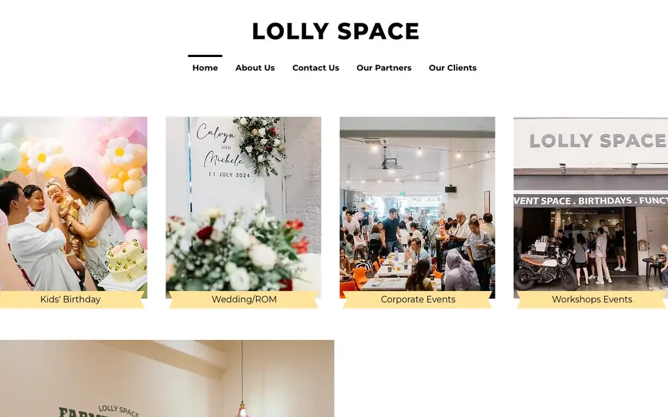 Lolly Space SG website homepage, 4 Oct 2026