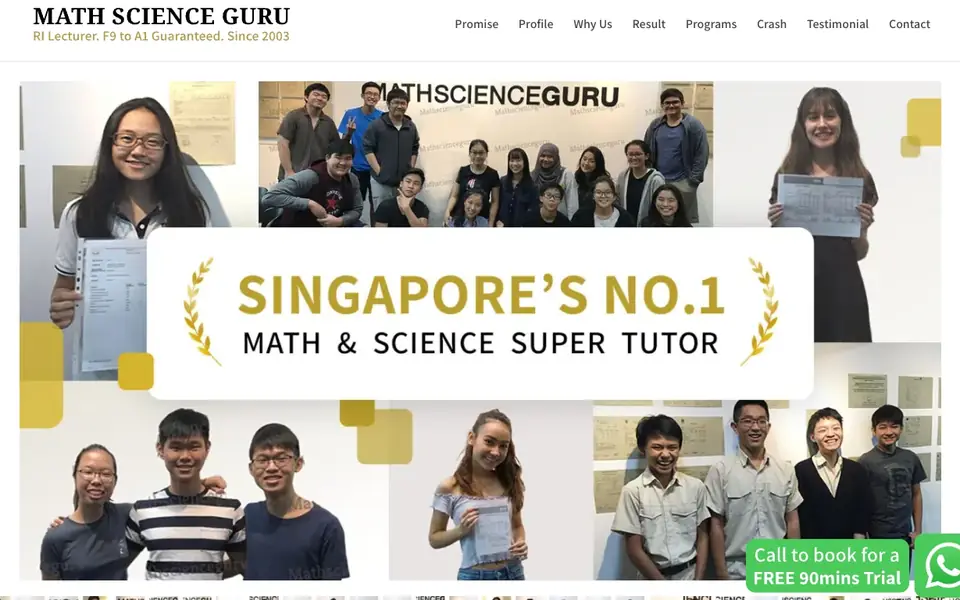 Math Science Guru website homepage, 4 Oct 2026