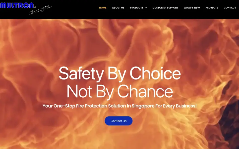 Multron Systems website homepage, 4 Oct 2026