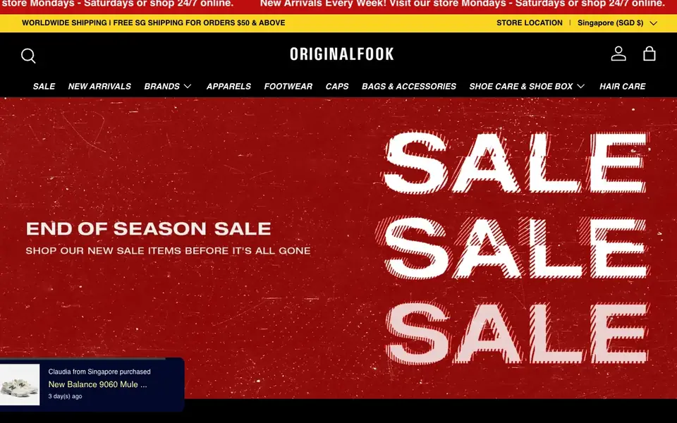 Undisputed Pomade website homepage, 4 Oct 2026