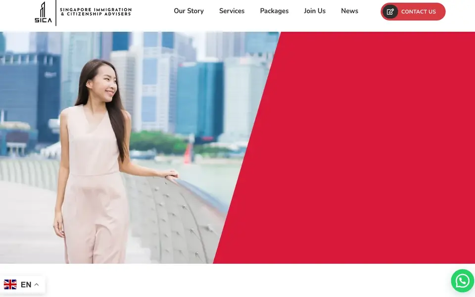 Singapore Immigration And Citizenship Advisers website homepage, 4 Oct 2026