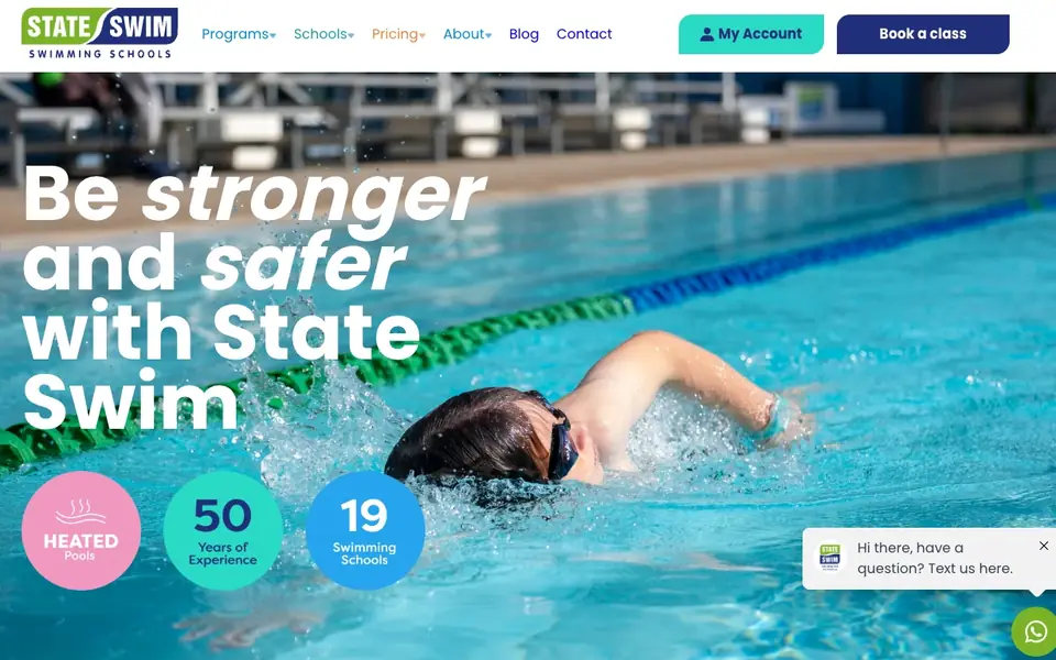 State Swim Suntec City website homepage, 4 Oct 2026
