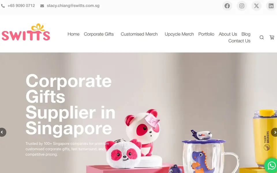 Switts Group website homepage, 4 Oct 2026