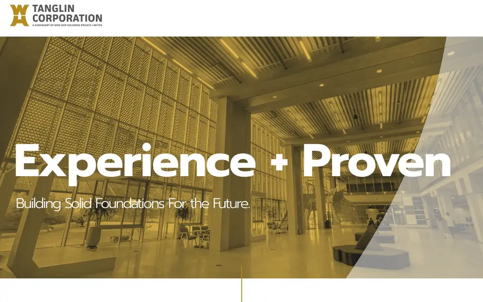 Tanglin Corporation website homepage, 4 Oct 2026