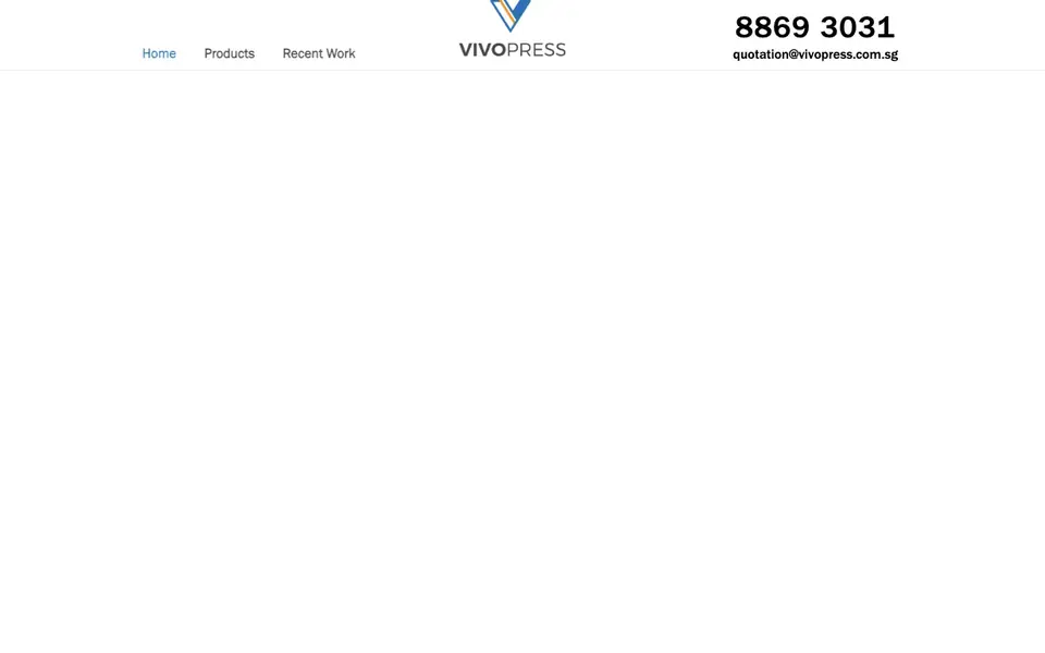 VivoPress Corporation website homepage, 4 Oct 2026